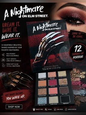 A Nightmare on Elm Street Eyeshadow Palette